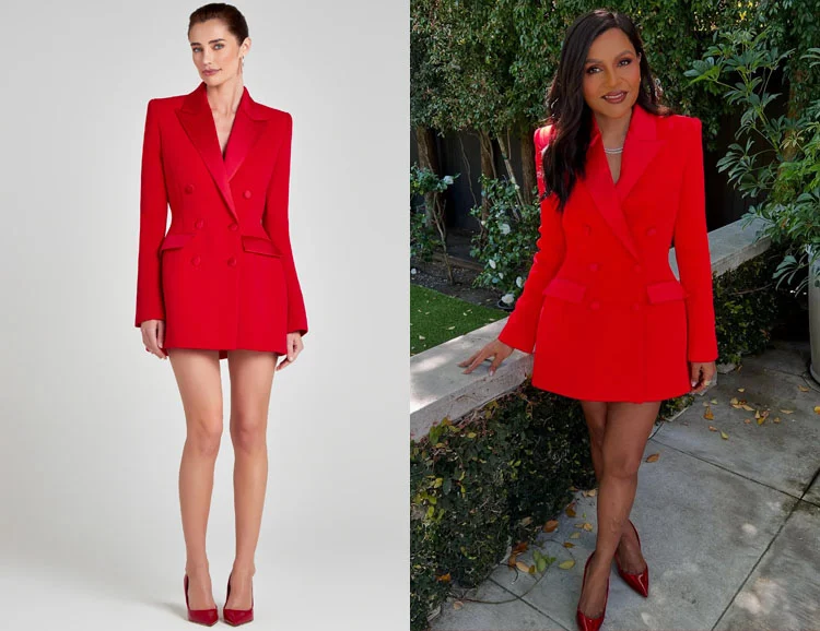 Mindy Kaling - Red Blazer