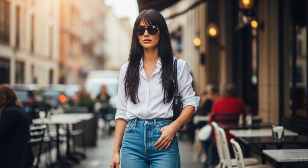 The Effortless French Tuck - Style a White Shirt in 2025